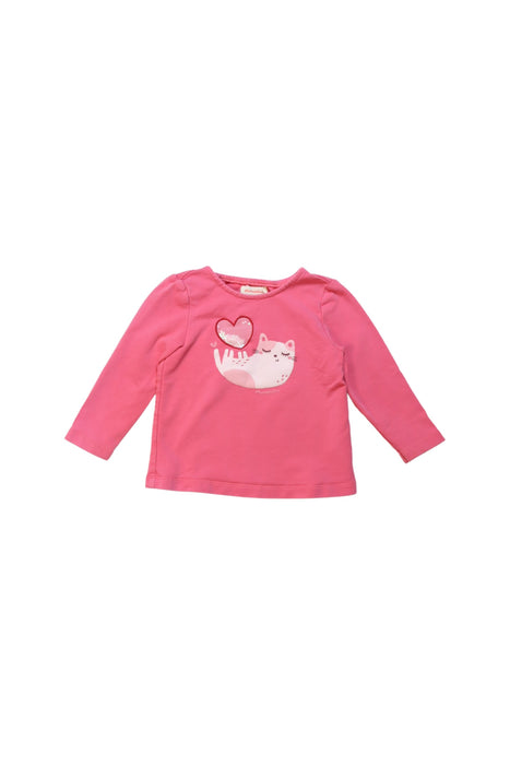 A Multicolour Long Sleeve T Shirts from Momonittu in size 12-18M for girl. (Front View)