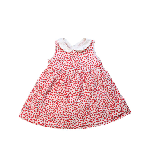 A Multicolour Sleeveless Dresses from Momonittu in size 12-18M for girl. (Front View)