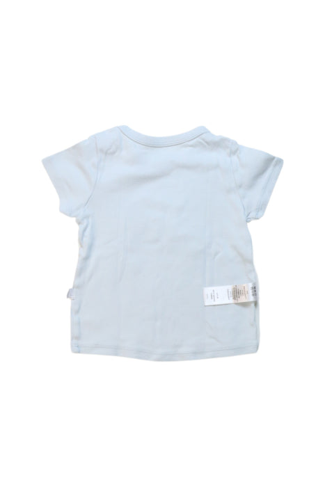 A Blue Short Sleeve T Shirts from Petit Bateau in size 12-18M for neutral. (Back View)