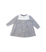 A White Long Sleeve Dresses from Petit Bateau in size 12-18M for girl. (Back View)