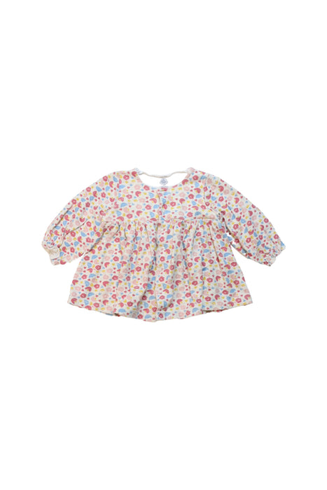 A Multicolour Long Sleeve Tops from Petit Bateau in size 12-18M for girl. (Front View)
