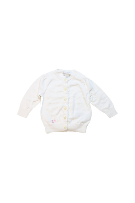 A White Cardigans from Ralph Lauren in size 6-12M for girl. (Front View)