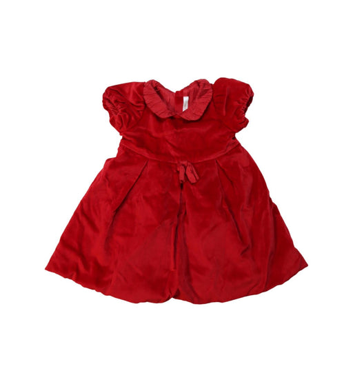 A Red Short Sleeve Dresses from Romeo Gigli in size 6-12M for girl. (Front View)