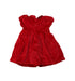 A Red Short Sleeve Dresses from Romeo Gigli in size 6-12M for girl. (Back View)