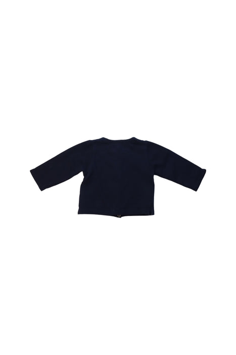 A Navy Cardigans from Jacadi in size 6-12M for girl. (Back View)