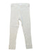 A White Leggings from Jamie Kay in size 2T for girl. (Front View)