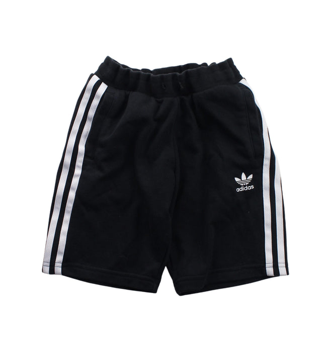 A Black Shorts from Adidas in size 6T for boy. (Front View)