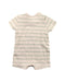 A Green Short Sleeve Rompers from Seed in size Newborn for boy. (Back View)