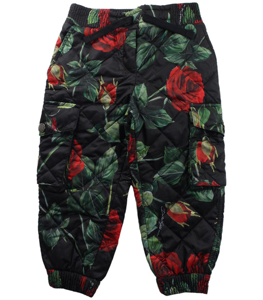 A Black Sweatpants from Dolce & Gabbana in size 2T for girl. (Front View)