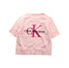 A Pink Short Sleeve Tops from Calvin Klein in size 8Y for girl. (Front View)