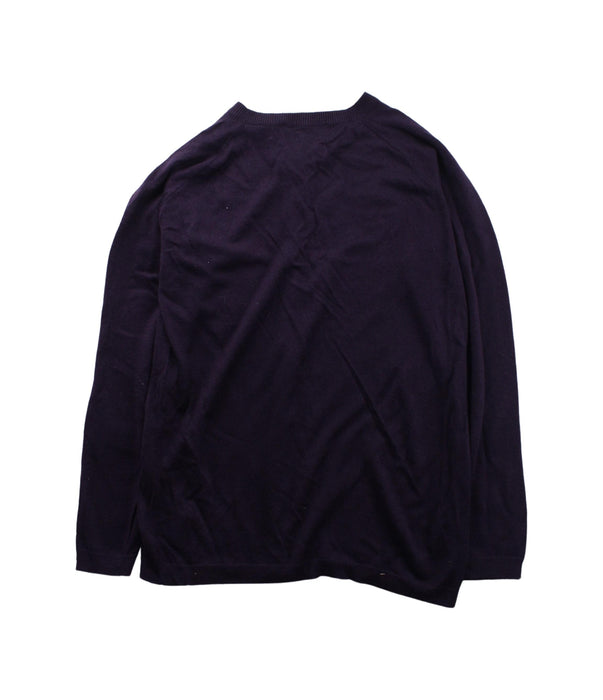 A Purple Cardigans from Agnes b. in size 10Y for girl. (Back View)