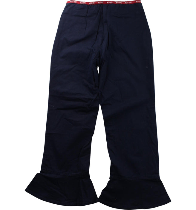 A Blue Casual Pants from Moschino in size 8Y for girl. (Back View)