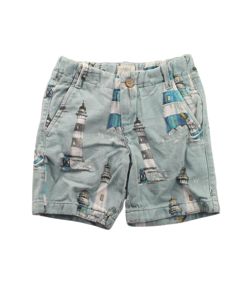 A Green Shorts from Nanos in size 6T for boy. (Front View)