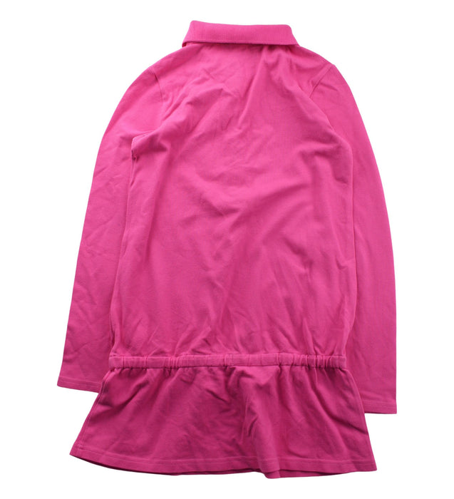 A Pink Long Sleeve Dresses from Ralph Lauren in size 7Y for girl. (Back View)