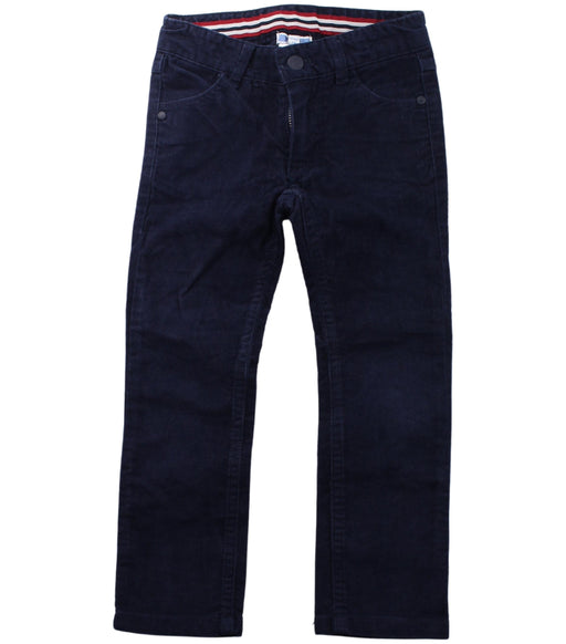 A Navy Casual Pants from Jacadi in size 4T for boy. (Front View)