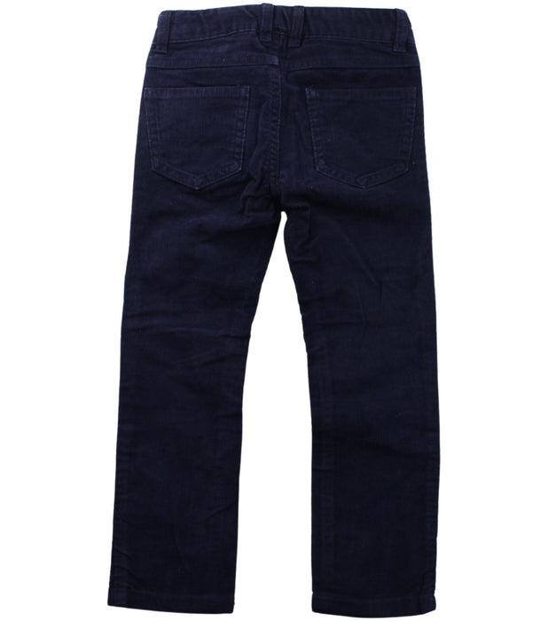 A Navy Casual Pants from Jacadi in size 4T for boy. (Back View)