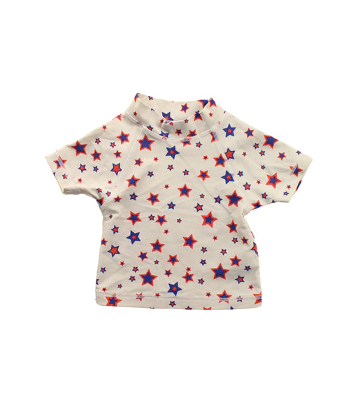 A White Rash Guards from Seed in size 3-6M for girl. (Front View)