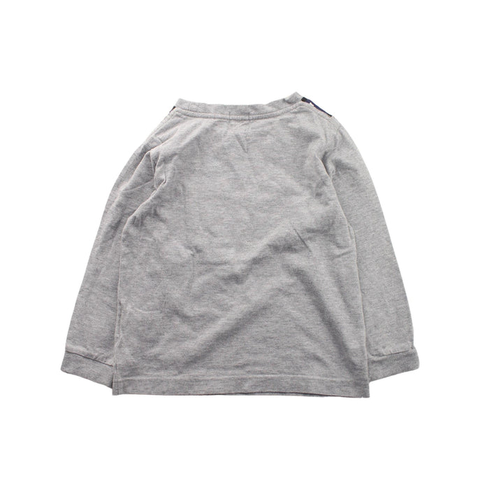 A Grey Crewneck Sweatshirts from BAPE KIDS in size 4T for boy. (Back View)