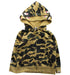 A Yellow Zippered Sweatshirts from BAPE KIDS in size 5T for boy. (Front View)
