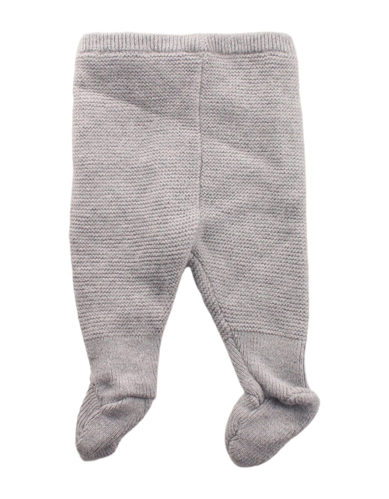 A Grey Sweatpants from Jacadi in size 0-3M for girl. (Back View)