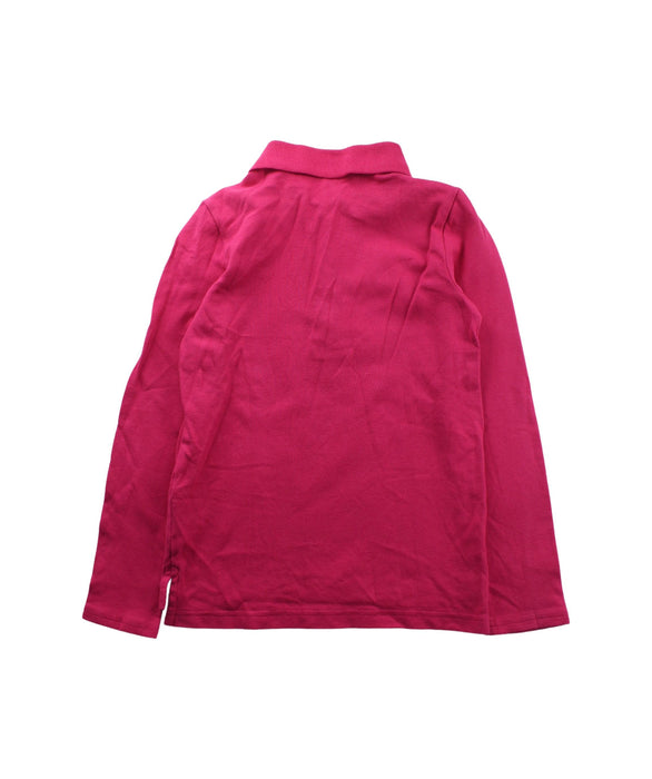 A Pink Long Sleeve Polos from Ralph Lauren in size 6T for boy. (Back View)