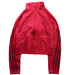 A Red Zippered Sweatshirts from Adidas in size 14Y for girl. (Front View)