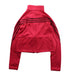 A Red Zippered Sweatshirts from Adidas in size 14Y for girl. (Back View)