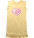 A Yellow Short Sleeve Dresses from Chloe in size 6T for girl. (Front View)