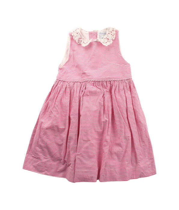 A Pink Sleeveless Dresses from Ralph Lauren in size 2T for girl. (Front View)