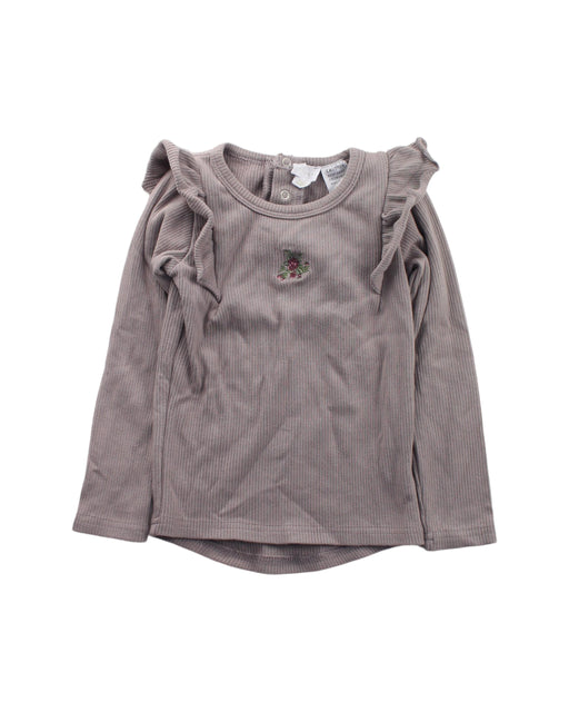 A Taupe Long Sleeve Tops from Jamie Kay in size 2T for girl. (Front View)