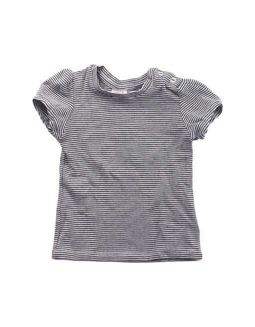 A Blue Short Sleeve T Shirts from Seed in size 12-18M for girl. (Front View)
