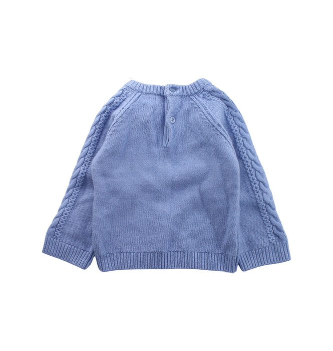 A Blue Knit Sweaters from Jacadi in size 2T for girl. (Back View)