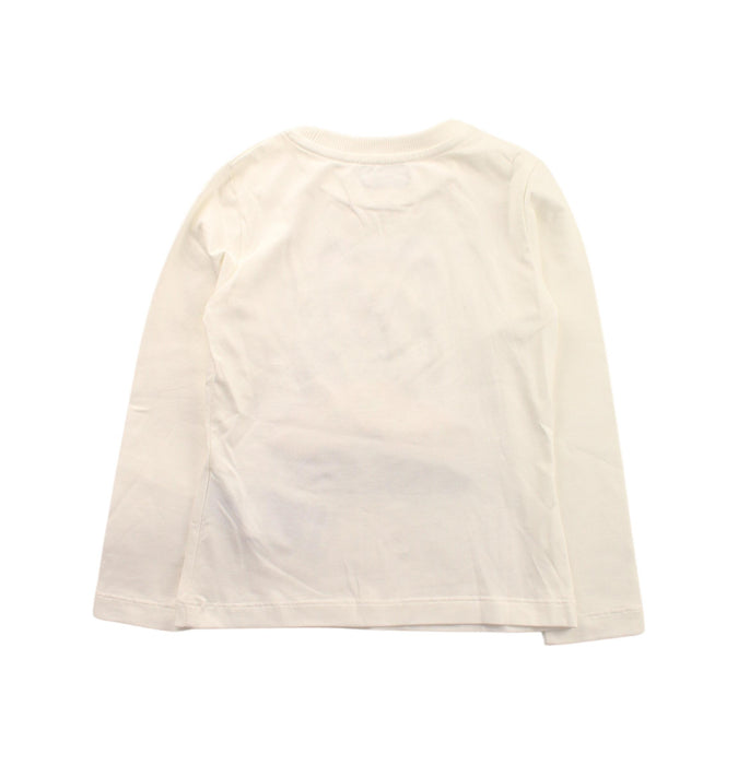 A White Long Sleeve T Shirts from Moschino in size 4T for boy. (Back View)