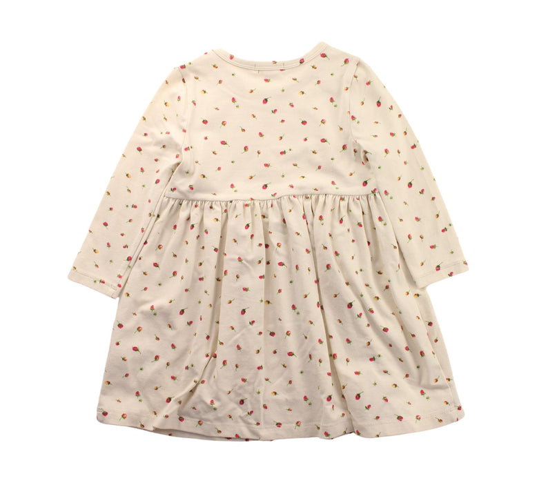 A White Long Sleeve Dresses from Crewcuts in size 3T for girl. (Back View)
