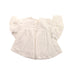 A White Short Sleeve Tops from Velveteen in size 3T for girl. (Back View)