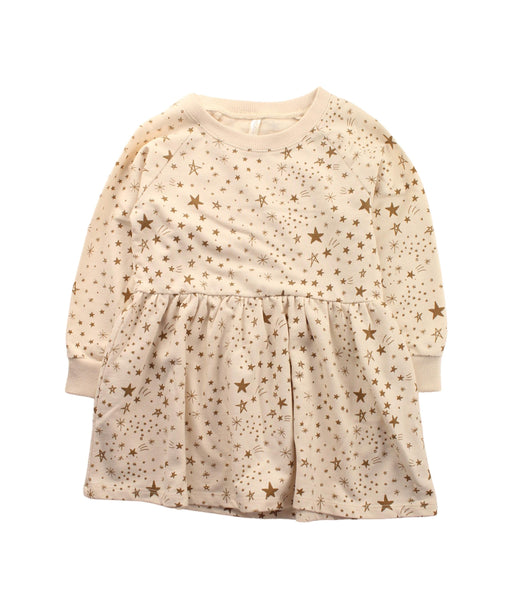A White Sweater Dresses from Rylee + Cru in size 2T for girl. (Front View)