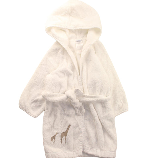 A White Bathrobes from Jacadi in size O/S for girl. (Front View)