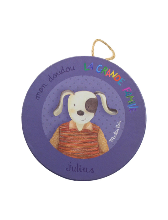 A White Soft Toys from Moulin Roty in size O/S for neutral. (Front View)