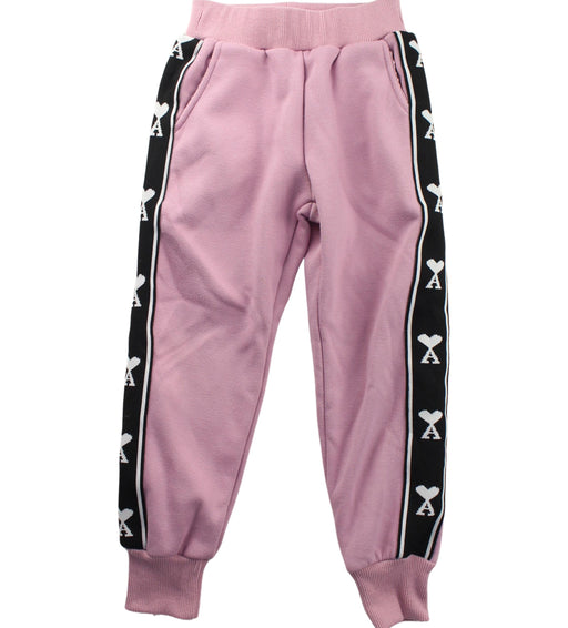 A Pink Sweatpants from Lola + The Boys in size 4T for girl. (Front View)