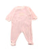 A Pink Onesies from Petit Bateau in size 0-3M for girl. (Front View)