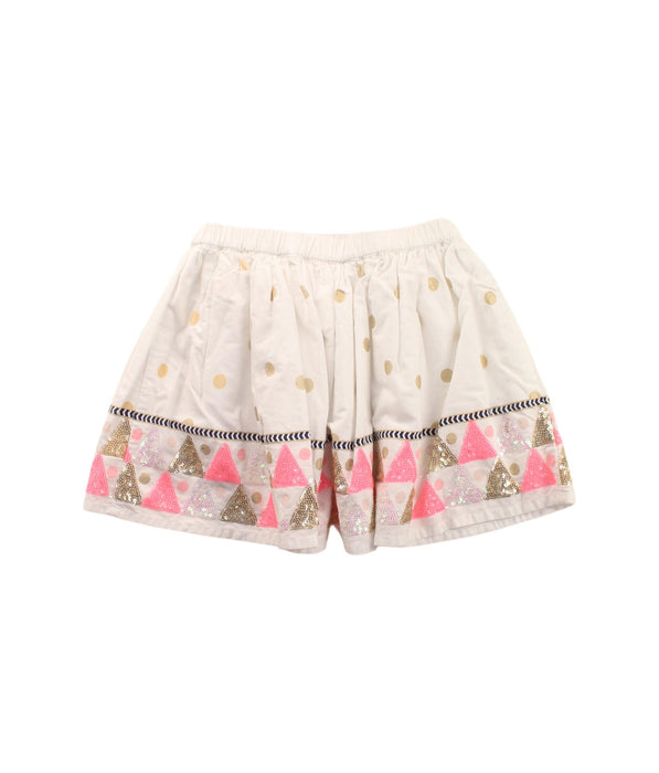 A White Short Skirts from Seed in size 3T for girl. (Back View)