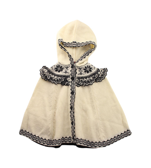 A Black Capes & Ponchos from ELLE in size 6-12M for girl. (Front View)