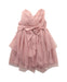 A Pink Sleeveless Dresses from Monsoon in size 3-6M for girl. (Back View)