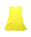 A Yellow Short Sleeve Dresses from Young Versace in size 6T for girl. (Back View)