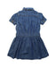A Blue Short Sleeve Dresses from Polo Ralph Lauren in size 4T for girl. (Back View)