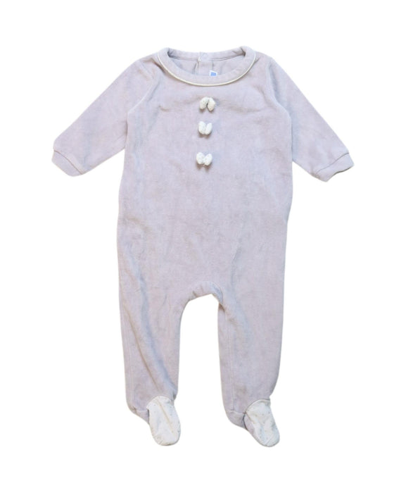A Purple Onesies from Jacadi in size 3-6M for neutral. (Front View)