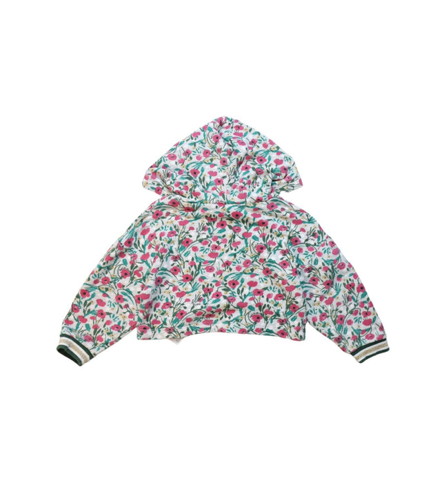 A Multicolour Hooded Sweatshirts from Petit Bateau in size 3T for girl. (Back View)