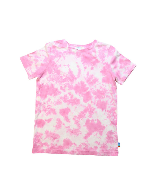 A Pink Short Sleeve T Shirts from Jared.M in size 7Y for girl. (Front View)