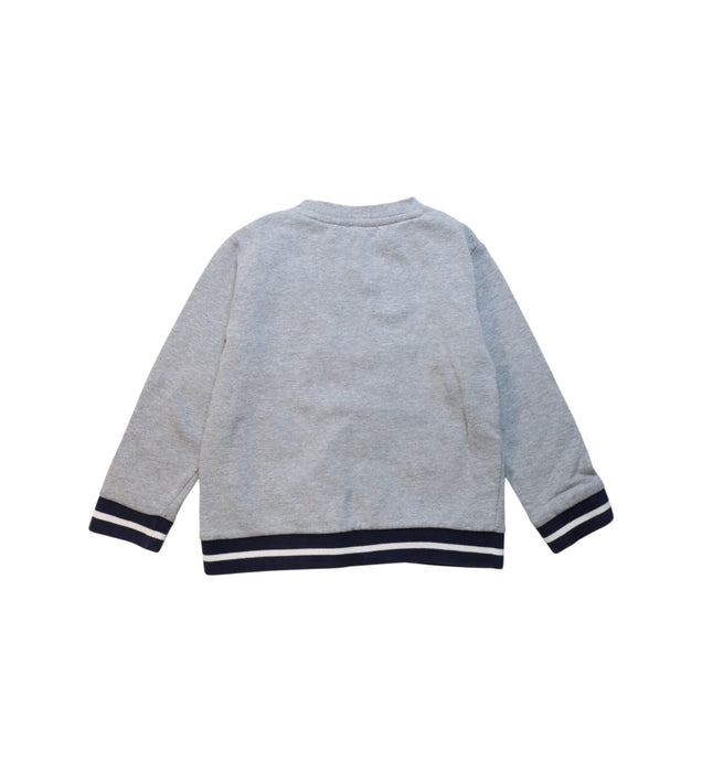 A Grey Crewneck Sweatshirts from Jacadi in size 6T for boy. (Back View)