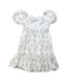 A White Short Sleeve Dresses from the new society in size 4T for girl. (Back View)